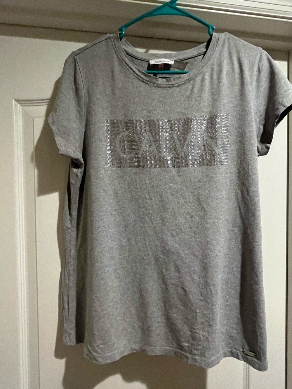Calvin Klein Light Gray Knit Top